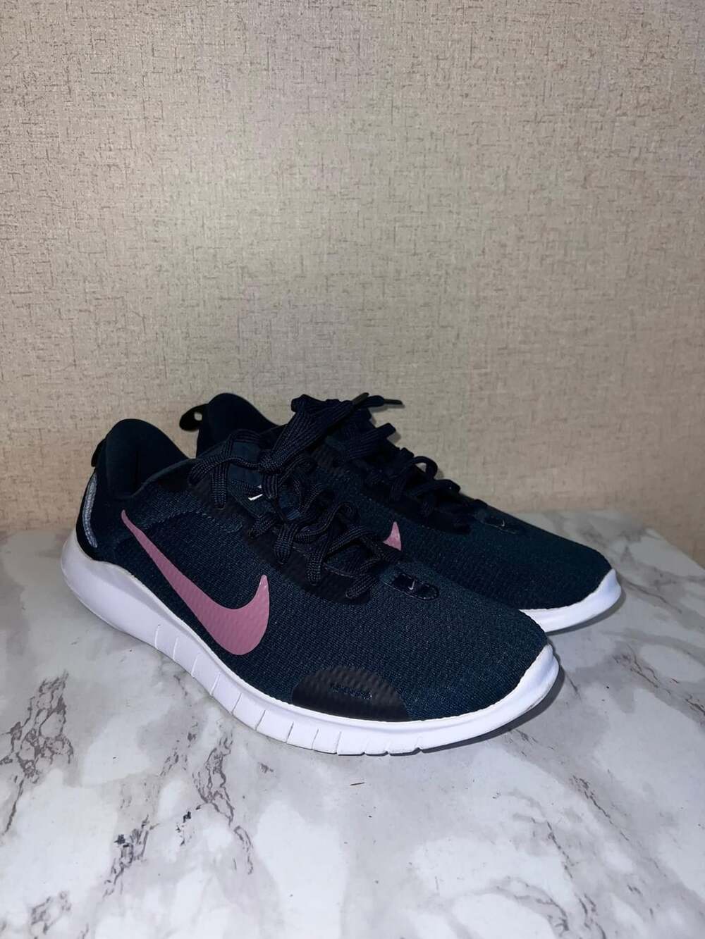 Nike Flex Experience Run 12 Armory Navy Plum Dust Sneakers